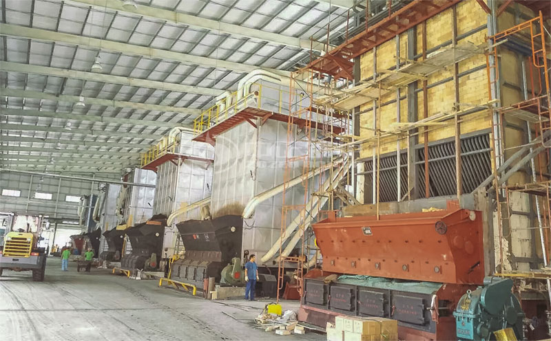 燃煤鏈條爐實(shí)拍